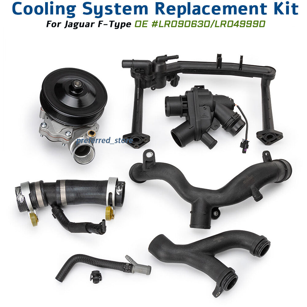 Cooling System Replacement Kit for Jaguar XF for Land Rover Supercharged LR090630 Q