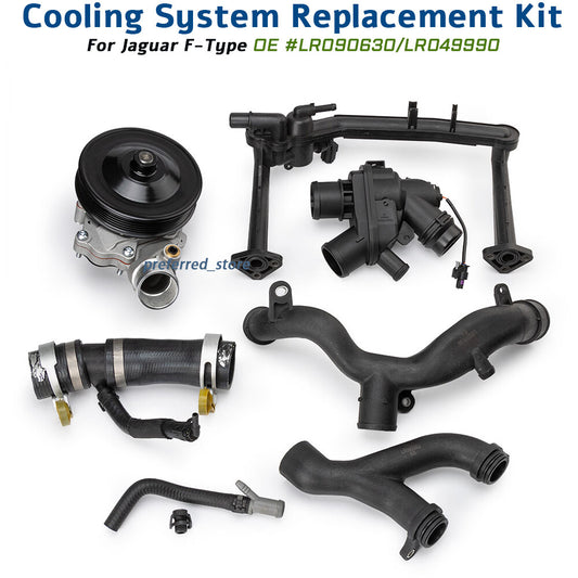 Cooling System Replacement Kit for Jaguar XF for Land Rover Supercharged LR090630 Q