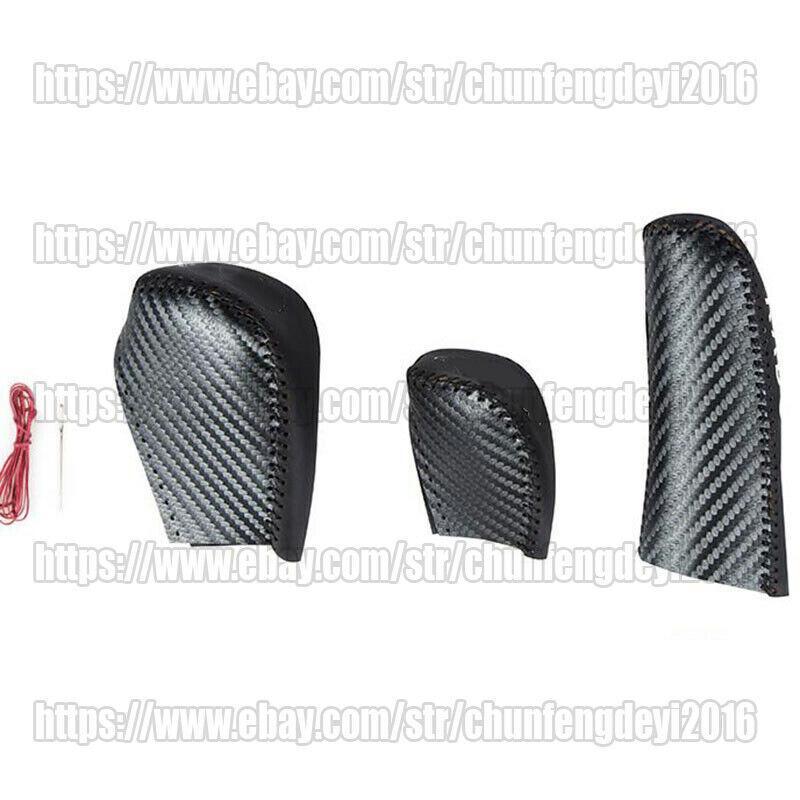 carbon fiber Car Gear Stick Shift Knob Shifter for Toyota prado fj120 2003-2009