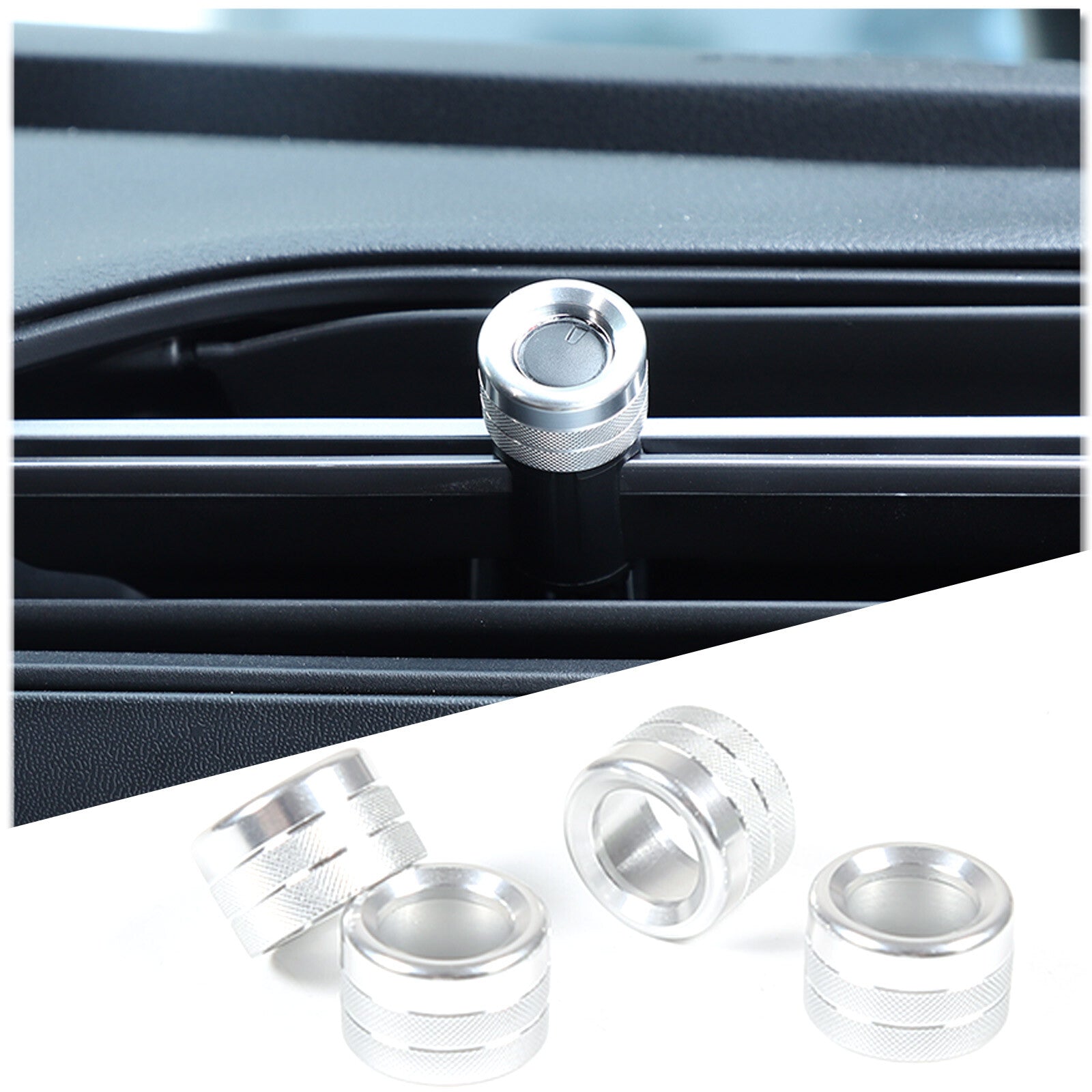 ABS trunk door handle cover decoration car parts suitable for Smart Fortwo 451 2009-2015- v
