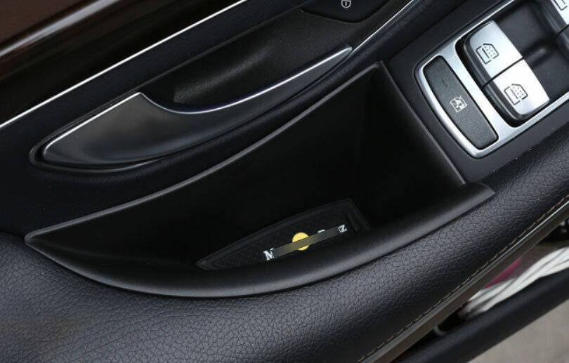 4pcs Carbon Fiber Door Side Door Panel Trim for Dodge for Ram 1500 2009-2012 v