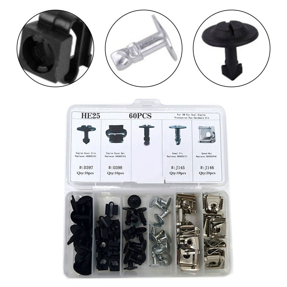 For A4 A5 B8 Engine Guard Clamp, Bracket, Mounting Kit Screw Bottom