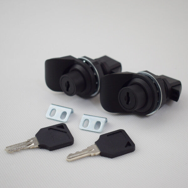 2-Piece Push Button Lock Replacement Kit for Marine Glove Boxes, Tool Boxes, and Keys n