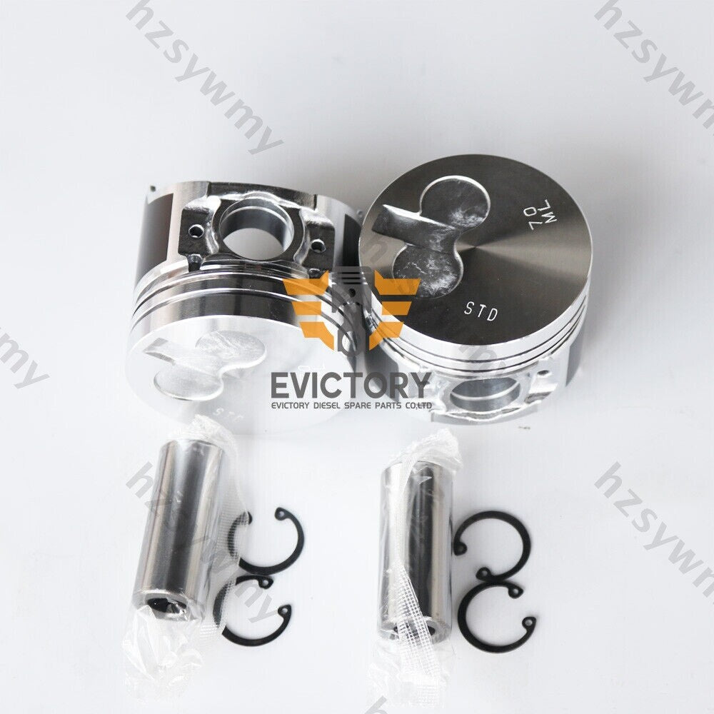 Rebuild/overhaul kit for piston rings, gaskets, and bearings suitable for 2TNV70-