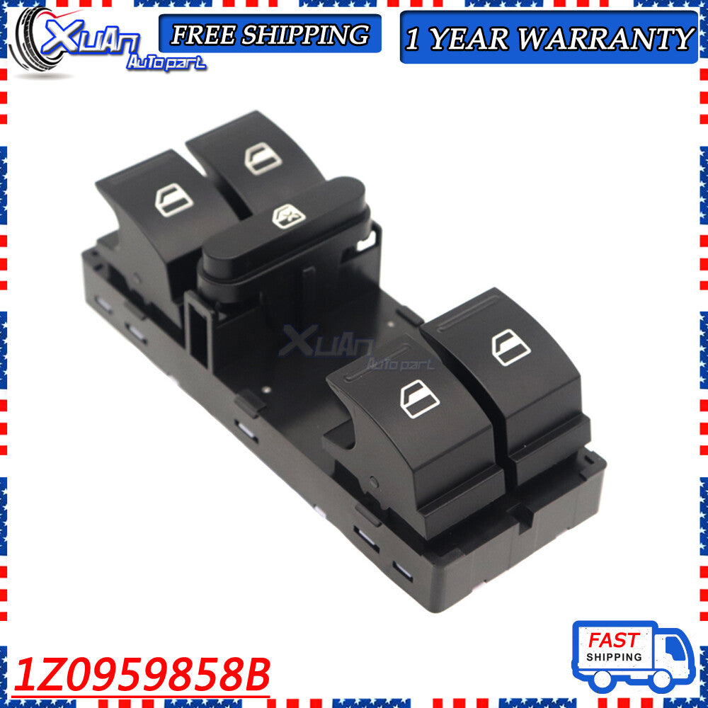 Driver's side main power window switch 1Z0959858B is suitable for Golf for SKODA Octavia seats. v