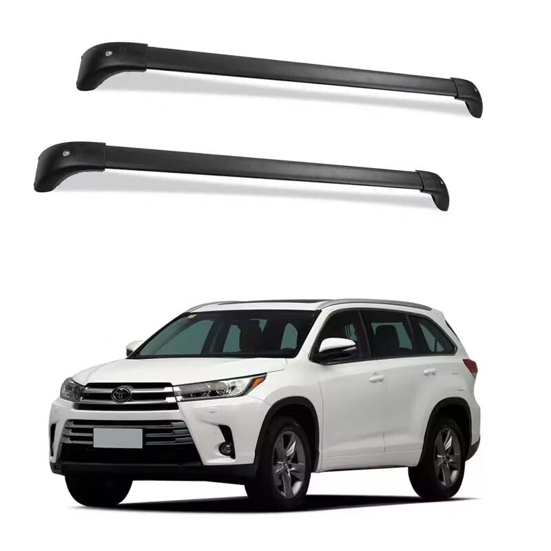 Locking Screws Roof Rails Crossbar for TOYOTA HIGHLANDER 2014-2019