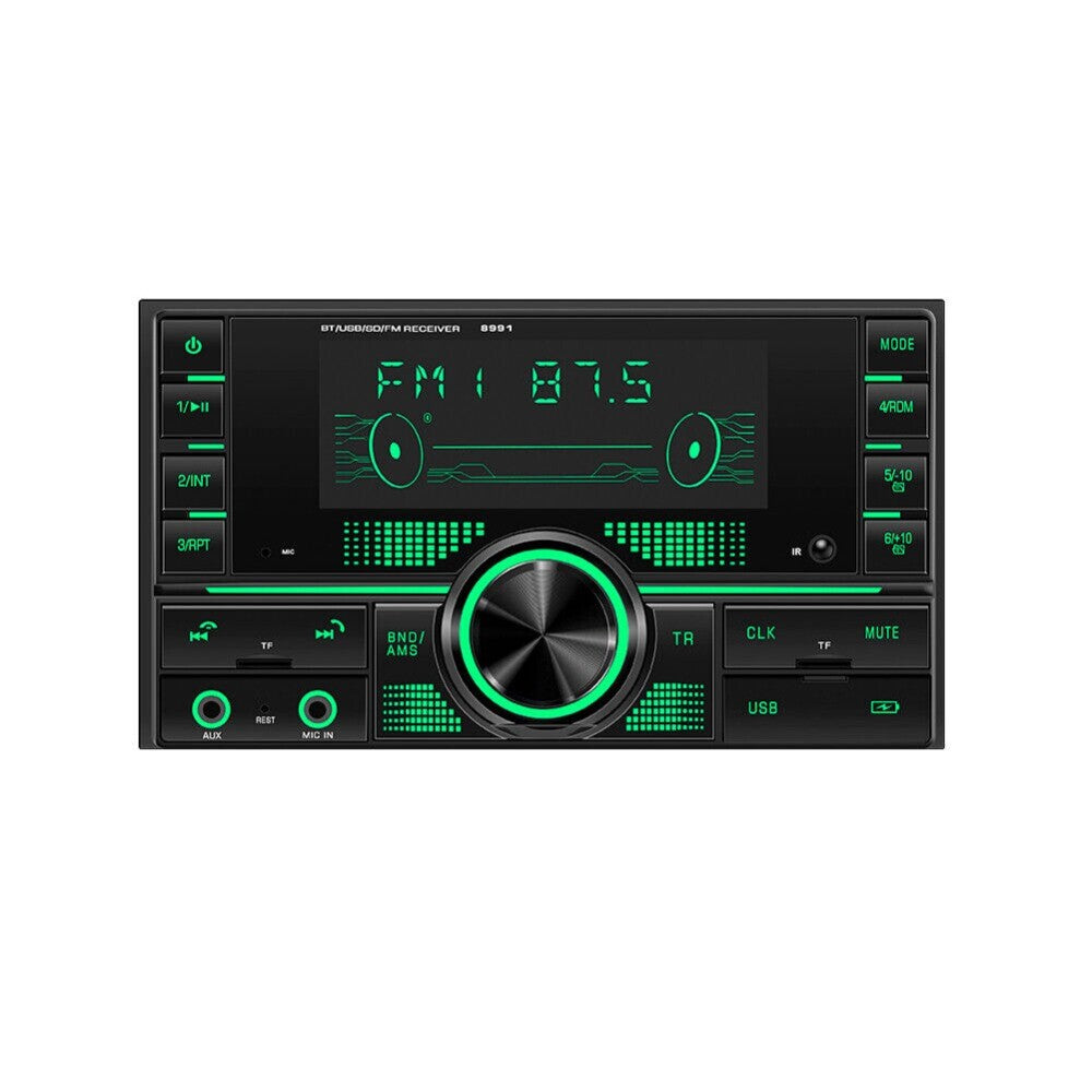 Double 2-Din Car Stereo MP3-Player FM Bluetooth Receiver AUX Audio In-Dash Hot n
