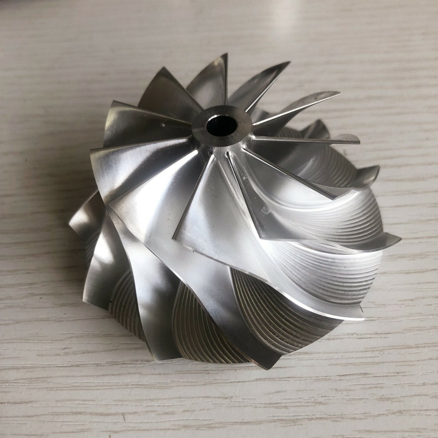 HX40 62.45/84.00 mm 11+0 insert performance turbine milling/bulk compressor wheel