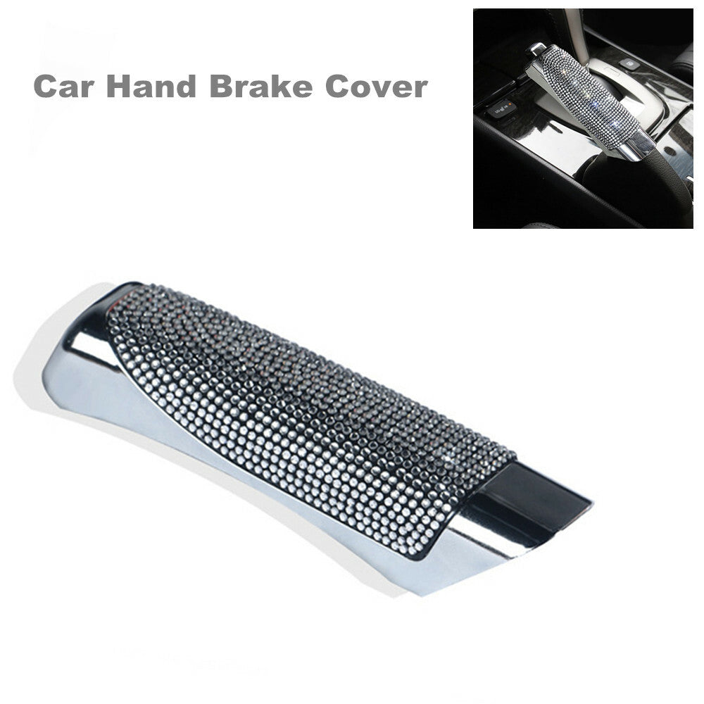 1-Piece Sparkling Crystal Design Car Handbrake Protective Cover for SUVs n