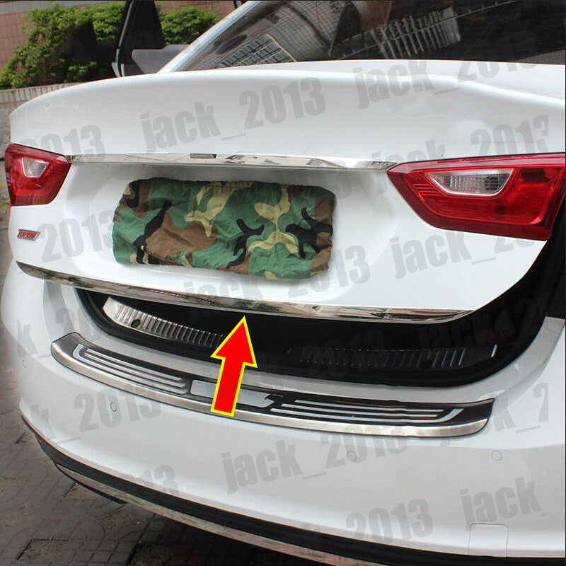 STAINLESS Rear Tail Door Trunk Lid Strip Trim for Chevrolet Malibu XL 2016-2021