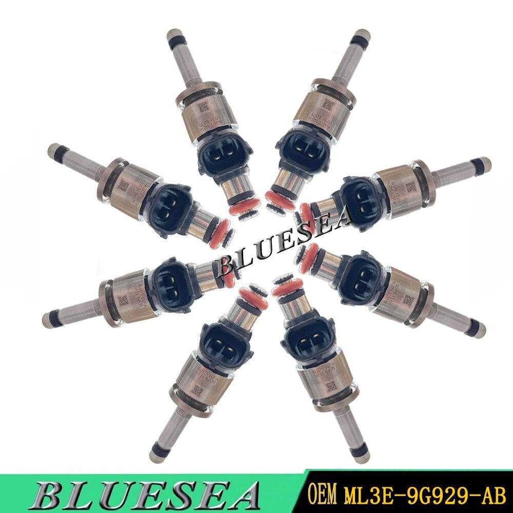 8 PCS GDI Fuel injector ML3E-9G929-AB For 18-2023 for Ford for Mustang F-150 5.0L V8