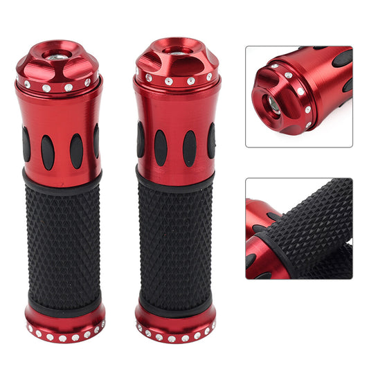 7/8 Motorcycle Handlebar Handle Bar Hand Grips for Honda for Yamaha for Suzuki red Q