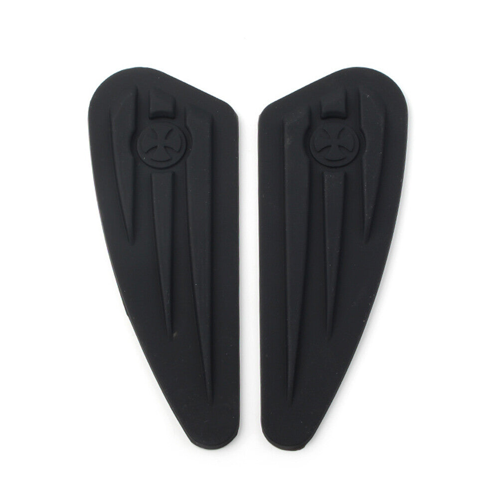 Tank Traction Side Pad Gas Fuel Knee Grip Decals for Harley Softail Sportster Q