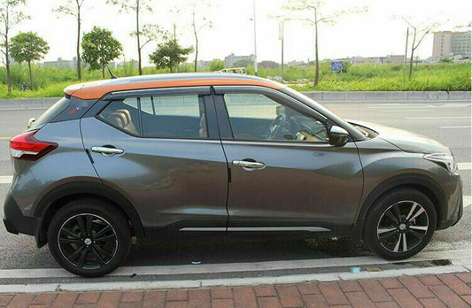 4P for Nissan Kicks 2018-2022 Window Visor Sun Rain Guard Vent Shade Door Visor