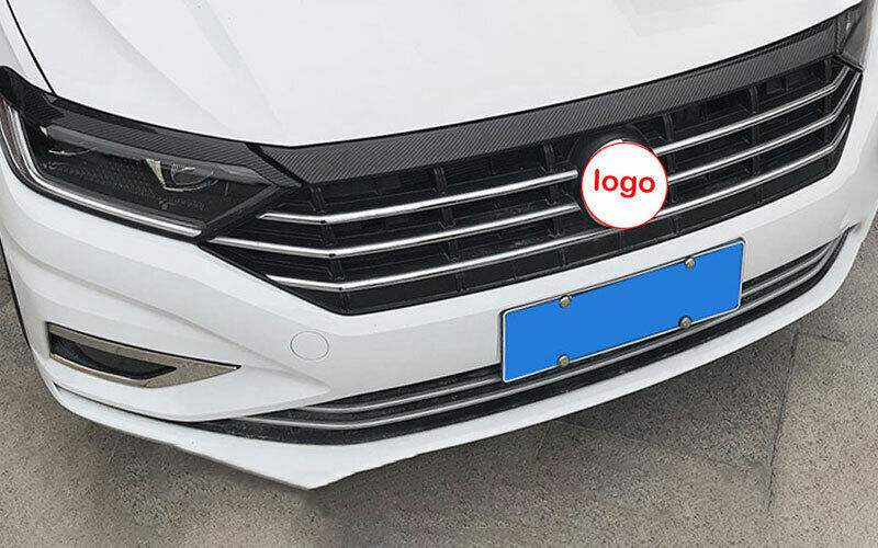 for Volkswagen for Jetta Mk7 2019-2023 Carbon Fiber Grille Grill Engine Hood Strip