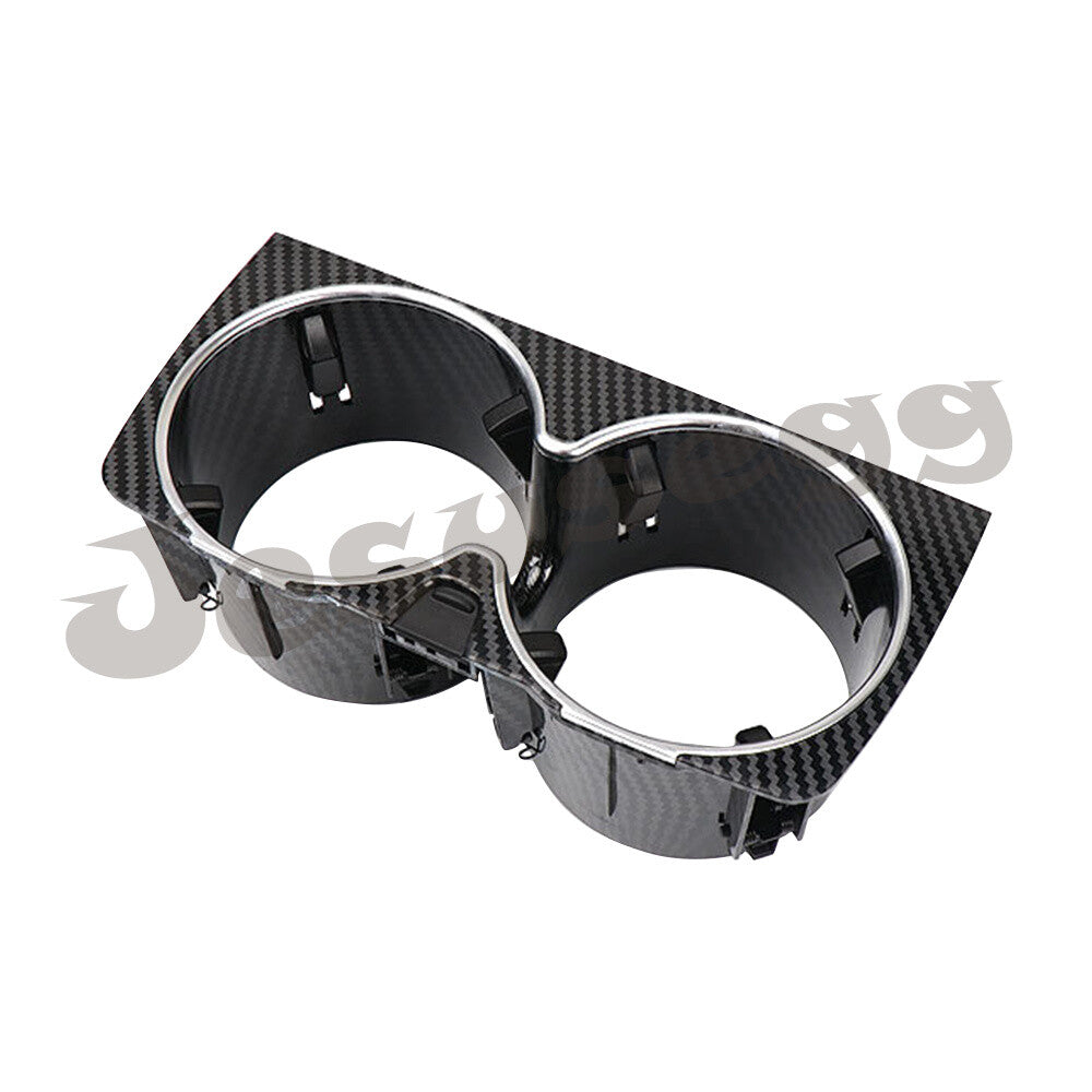 Fit For 2018-20 for Mercedes-Benz S550 Fiber Carbon Front Center Console Cup Holder Q