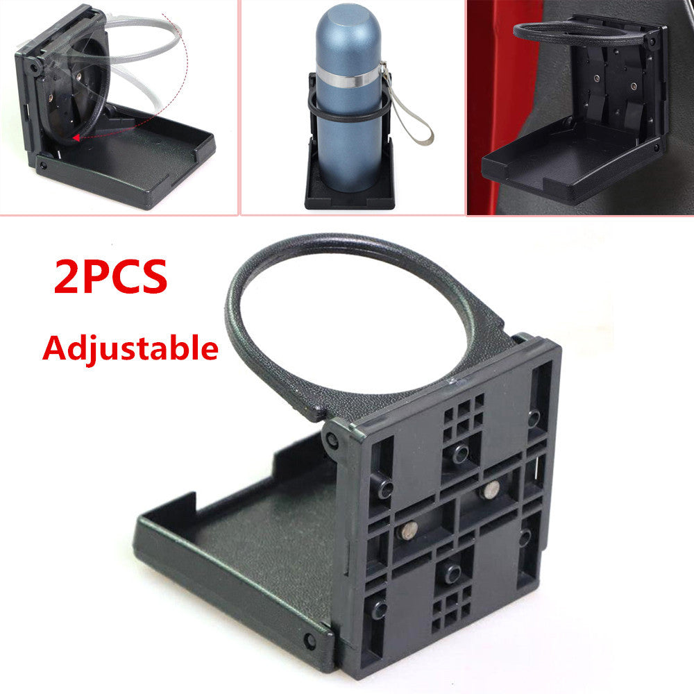 2pcs Universal Plastic Folding Cup Can Be Installed in Cars, Trucks, and Boats - n