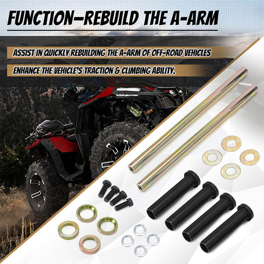 Front Lower A-ARM Bushing Shaft Kit 7501093 for Polaris Sportsman 350 400 500