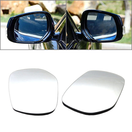 Side Wing Mirror Glass Left  Right Set for Infiniti Q70 QX30 Q70L Q60 Q50 Pair