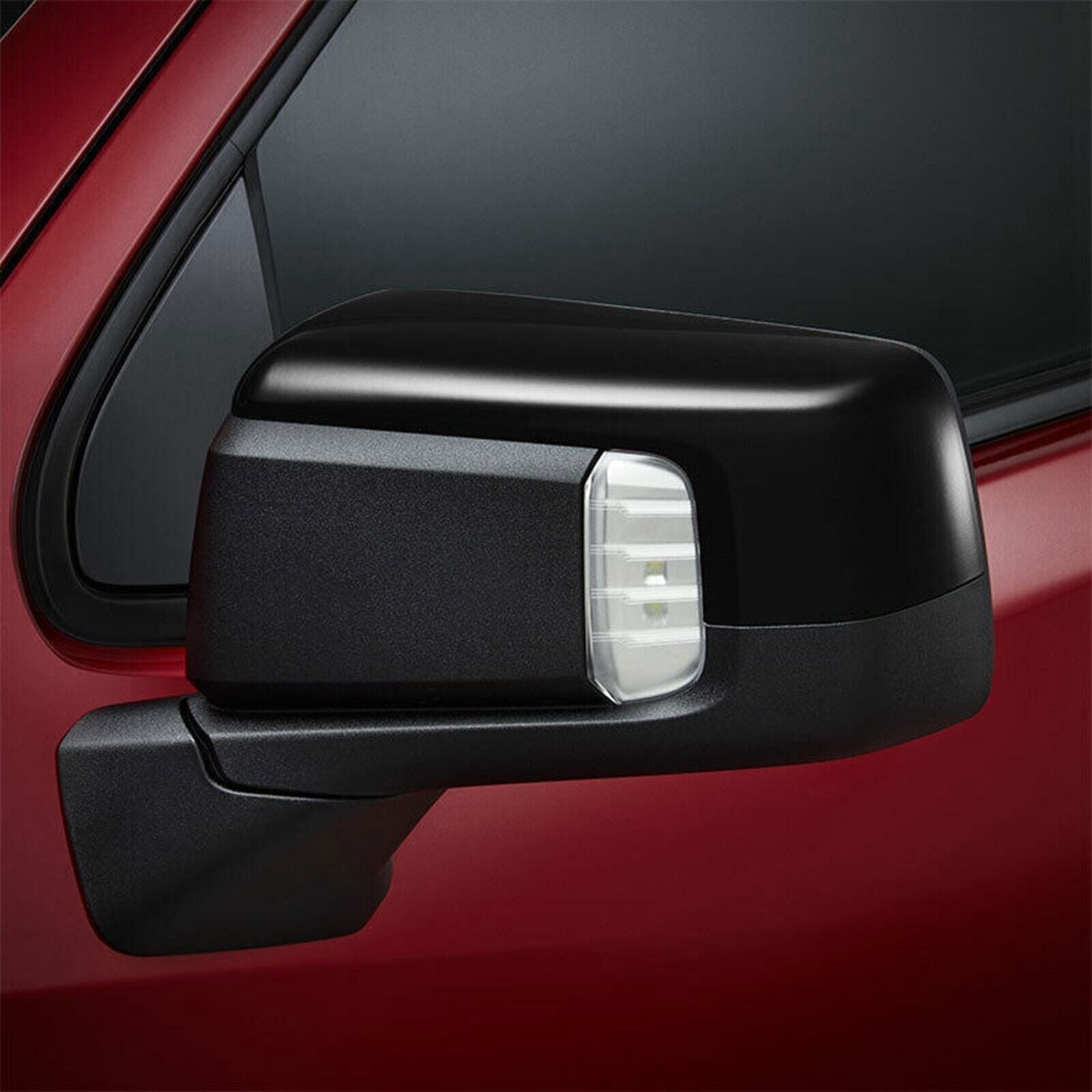 for Chevy Silverado 1500 2019-23 ABS Pair Side Mirror Cover Gloss Black Cap Trim