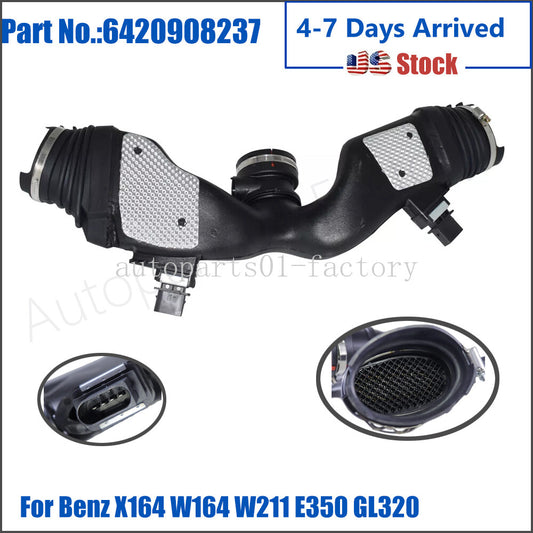 6420908237 Engine Air Duct W/ Mass Sensor for Mercedes M-Class W164 ML320 ML350