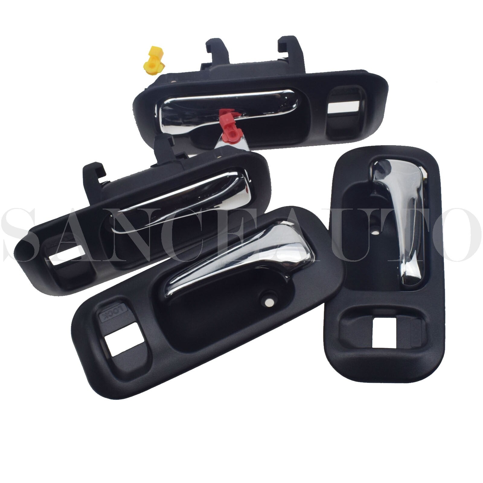 Black chrome 4-piece interior door handles for 1997-01 for Honda CRV 95-98 Odyssey n