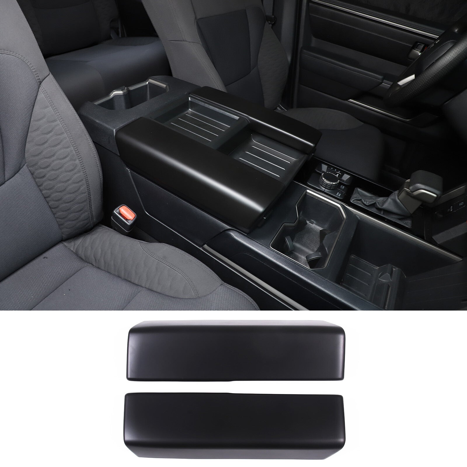 ABS carbon fiber air conditioning mode button frame decoration suitable for Corvette C7 2014-2017- v