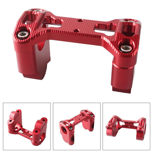 Handlebar Clamp Cross Bar Brace Lever Kit for BMW R1200GS 2013-14 Motorcycle Red Q