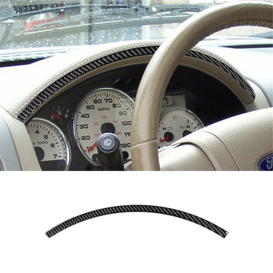 Carbon Fiber Interior Top Of Speedometer Cover Trim  for ford  F-150 FX4 2004-08