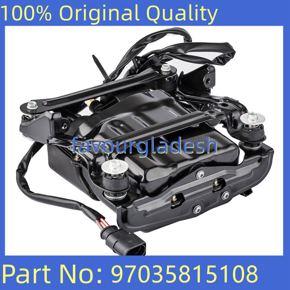 Air Suspension Compressor Pump Assembly w/ Relay for Porsche for Panamera 970 10-16