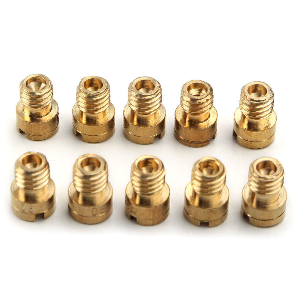 10x Carburetor Main Jet For GY6 50cc 139QMB 4-Stroke Scooter Carb PZ19 #82-105 Q