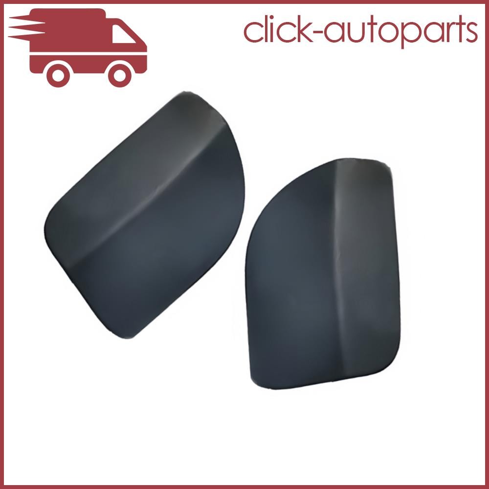 Front Left + Right Headlight Washer Cover Unpainted for Giulia 2015-2021 Plastic Q