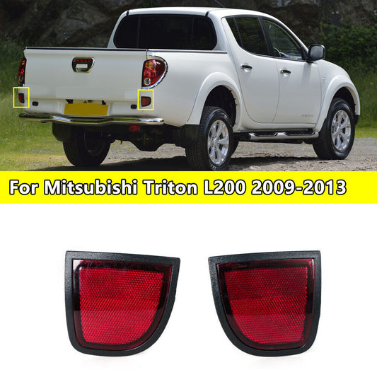 For Triton L200 2009 2010 2011-2013 Rear Reflector Tail Lights 1Pair v