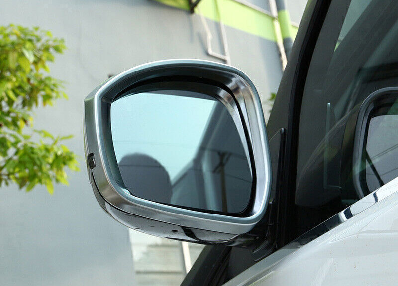 for Range Rover L405 2013-22 Silver Rear View Side Mirror Eyebrow Cover Trim 2P