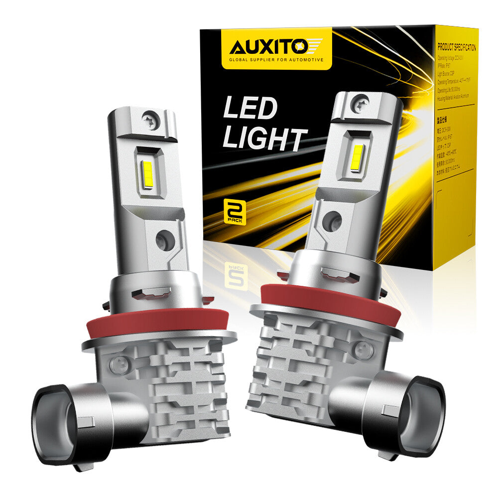 Limo Plus H11 LED Whitening Gold and Silver Tablets 6000K White Gold Butter 2nd Generation M4- v