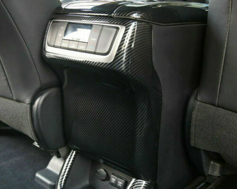 Carbon Fiber ABS Inner Rear Air Vent Outlet Trim for Toyota Highlander 2014-2019