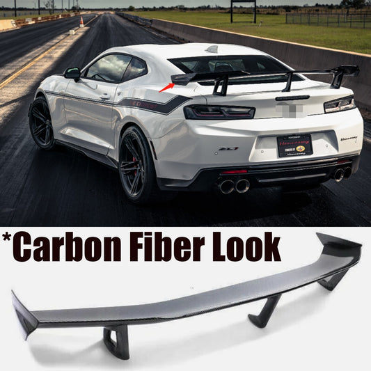 Carbon fiber rear wing trunk boiler for Chevrolet Camaro 2016 - 2022 ZL1 1LE Style Q