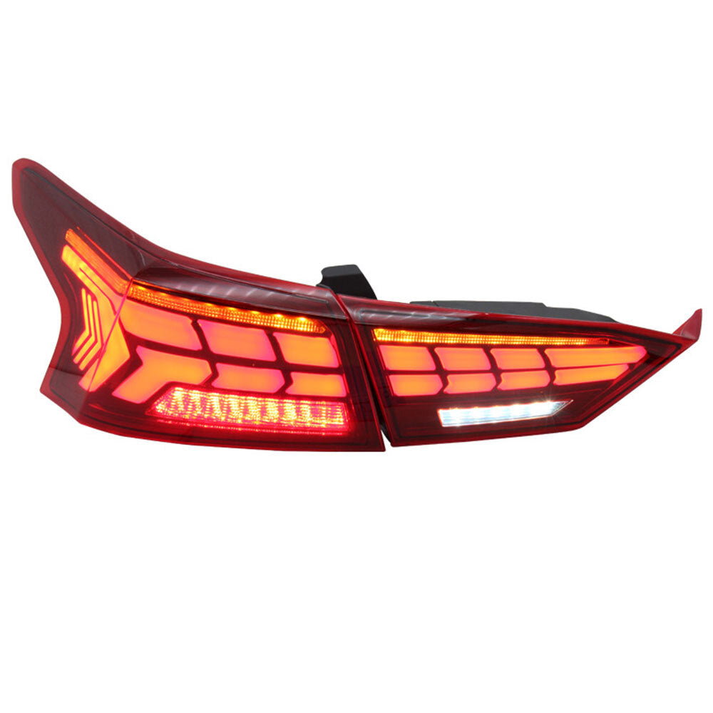 2pc LED Rear Red Lamp Tail Lights for Nissan Altima Sequential Signal 2019 -2021