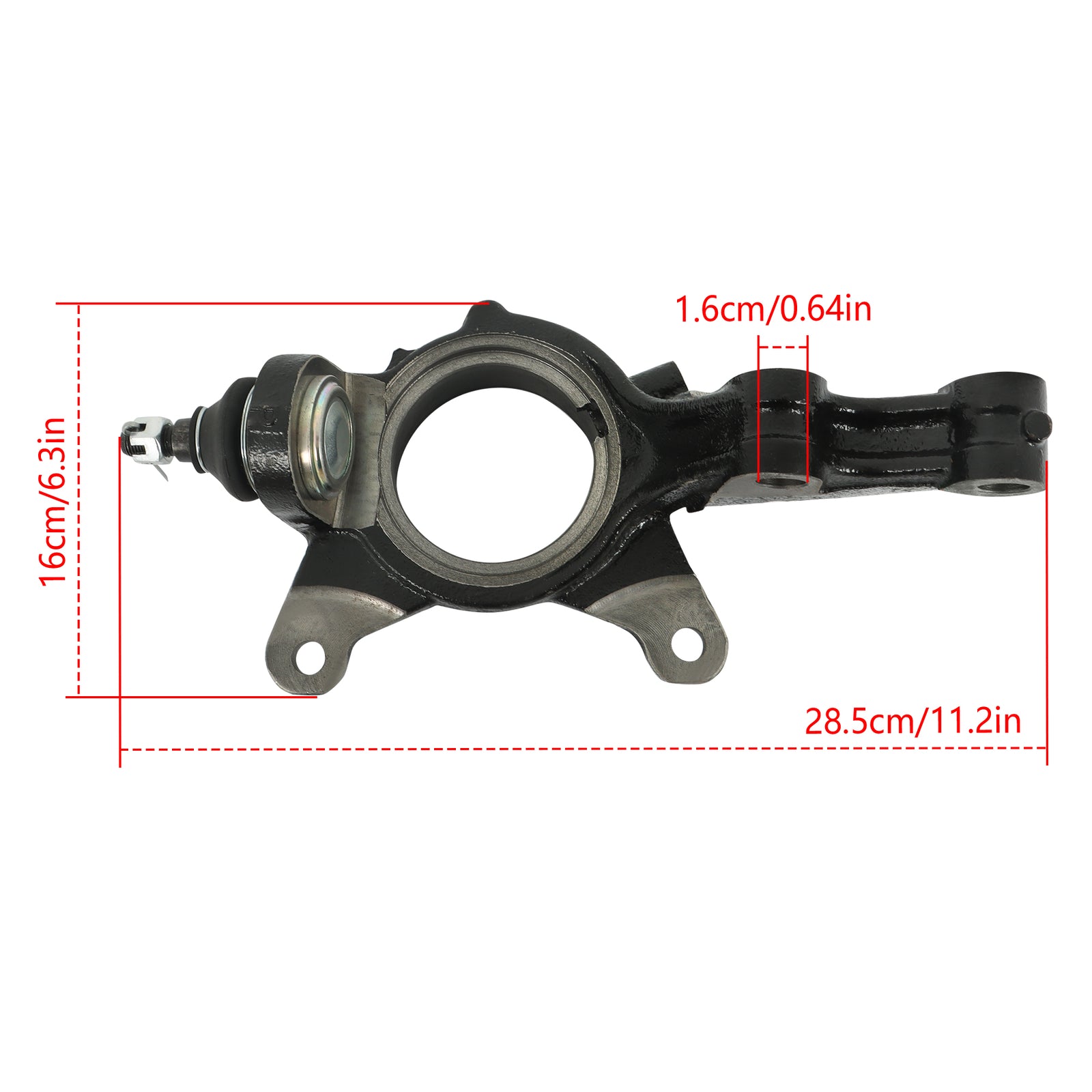 2-piece steering knuckle set for Honda CR-V L4 2.4L 2002-2006 front driver and passenger seats. n