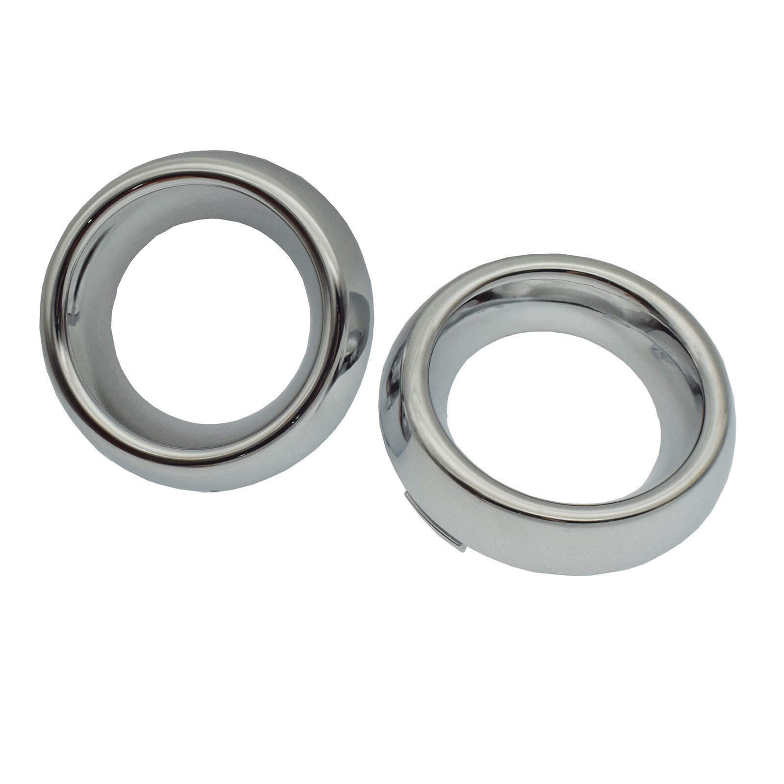 2-Piece Fog Light Trim Set for 2014-2020 for Dodge Durango Driver/Passenger Side Chrome Alloy - New n