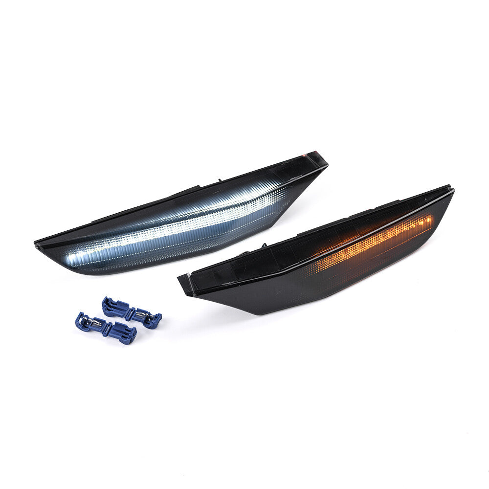 2 Car Auto Side Rear View Mirror 14-SMD LED Light Turn Signal Lamp Accessories 3326 B
