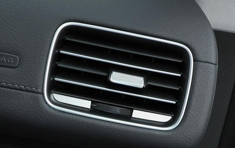 for Benz 2020-2022 GLE GLS Silver Titanium Dashboard Air Outlet Vent Strip Trim