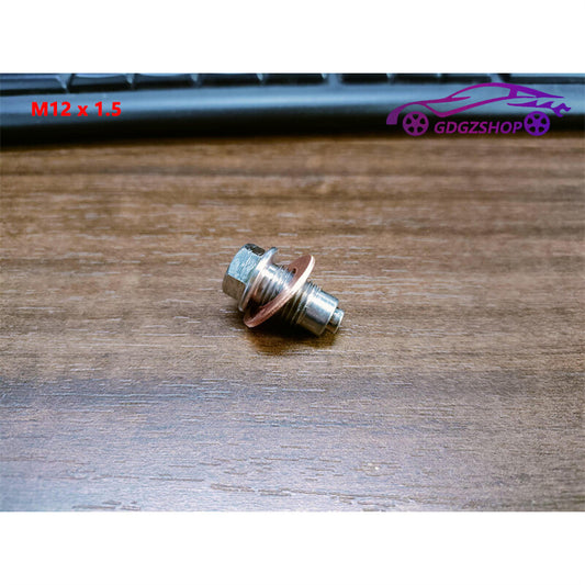 M12 x 1.5 Magnetic Oil Drain Plug with Washer for Toyota for Lexus for Nissan for Infiniti Q