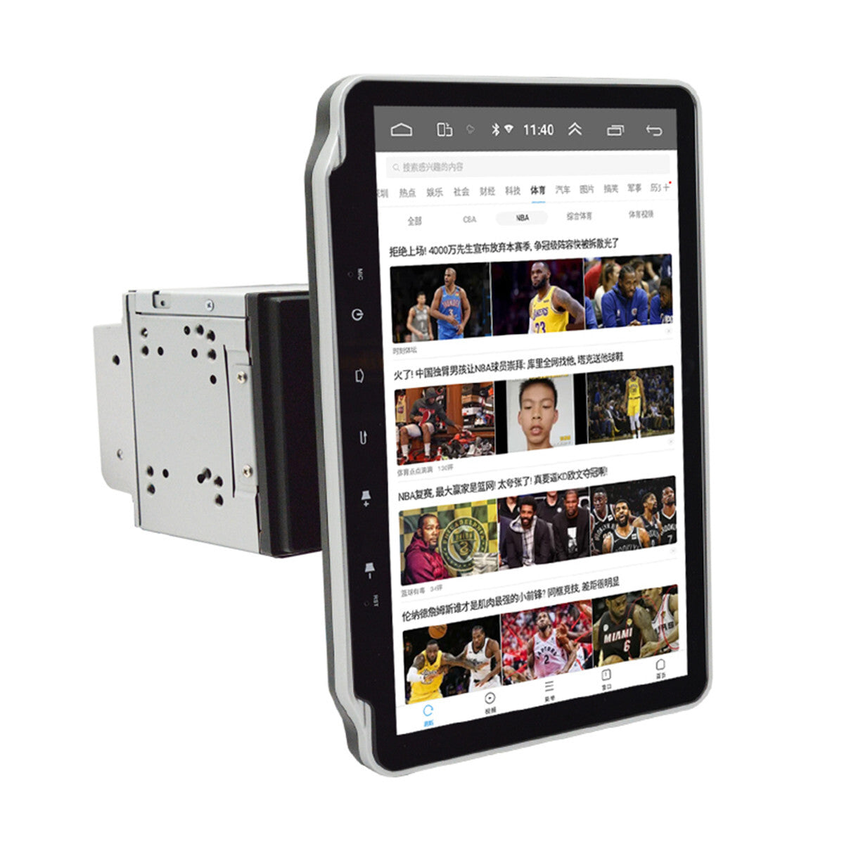 10.1in Touch Screen Car Stereo Radio Android 9.1 Wifi MP5 Player GPS Navigation