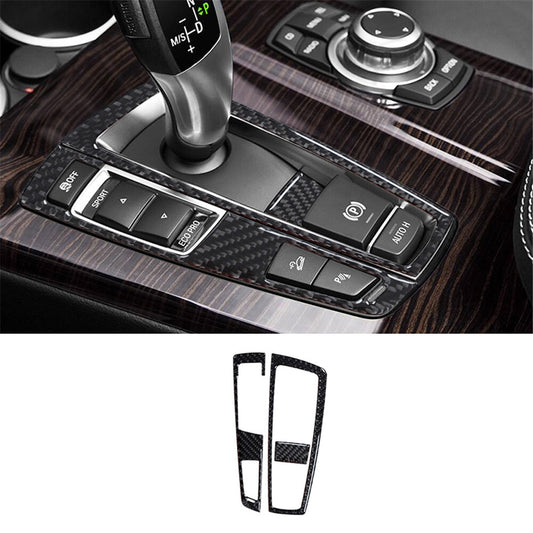 Carbon Fiber Radio Surround Control Frame Cover Trim for Jeep for Wrangler 2007-2010 v