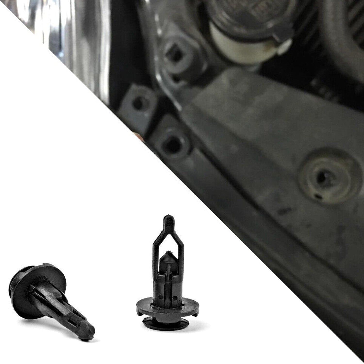 50pcs Bumper Retainer Clips Fastener Screws for Toyota for Lexus for Scion 52161-02020