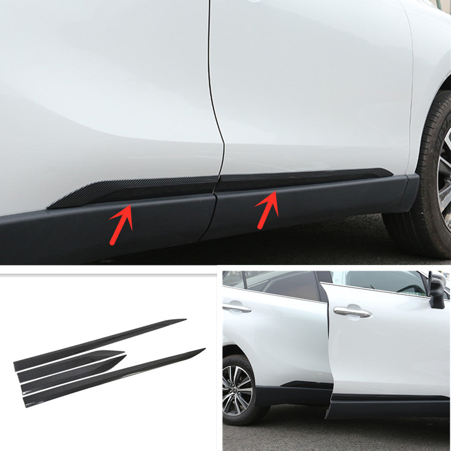 6P Gloss Black Outer Window BC-Pillar Panel Decor For Escape Kuga 2020-2023 v