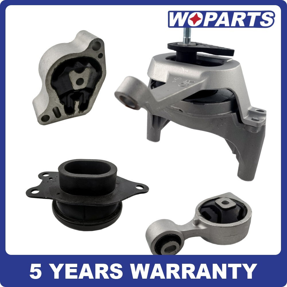 4PC Engine Motor  Trans Mount Set Fit For 07-12 for Nissan Altima 2.5L for Auto