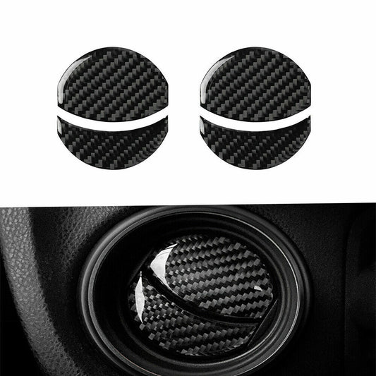 Carbon fiber console vent socket protective cover for Toyota 86 2013 - 20