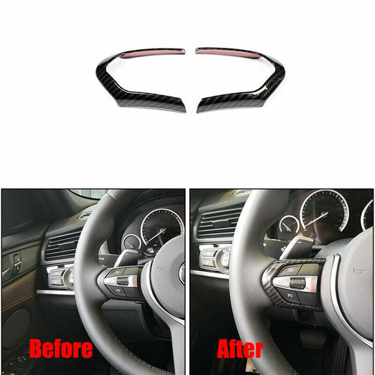 ABS carbon fiber exterior steering wheel cover suitable for BMW M3, M4, M5, X5M.